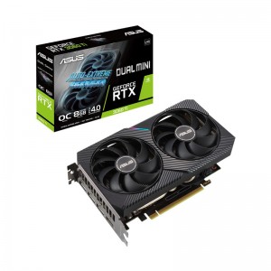 Placa Gráfica Asus Dual GeForce RTX 3060 Ti V2 Mini 8GB GDDR6 OC Edition LHR